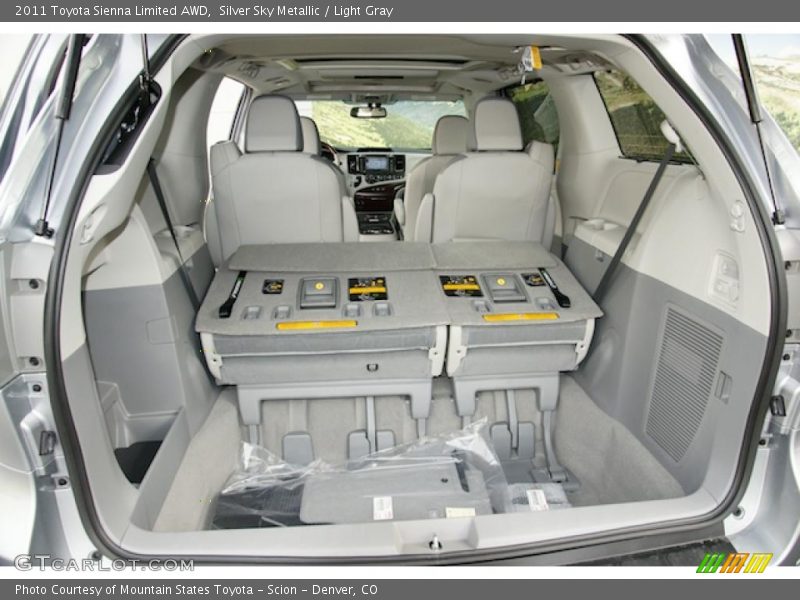  2011 Sienna Limited AWD Trunk