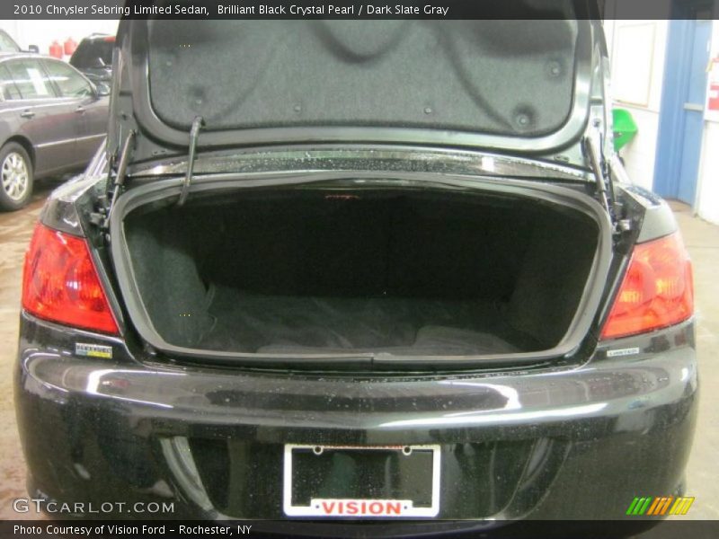 Brilliant Black Crystal Pearl / Dark Slate Gray 2010 Chrysler Sebring Limited Sedan