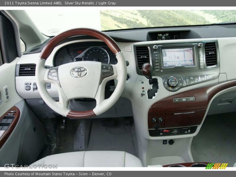 Dashboard of 2011 Sienna Limited AWD