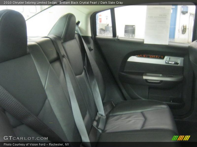 Brilliant Black Crystal Pearl / Dark Slate Gray 2010 Chrysler Sebring Limited Sedan
