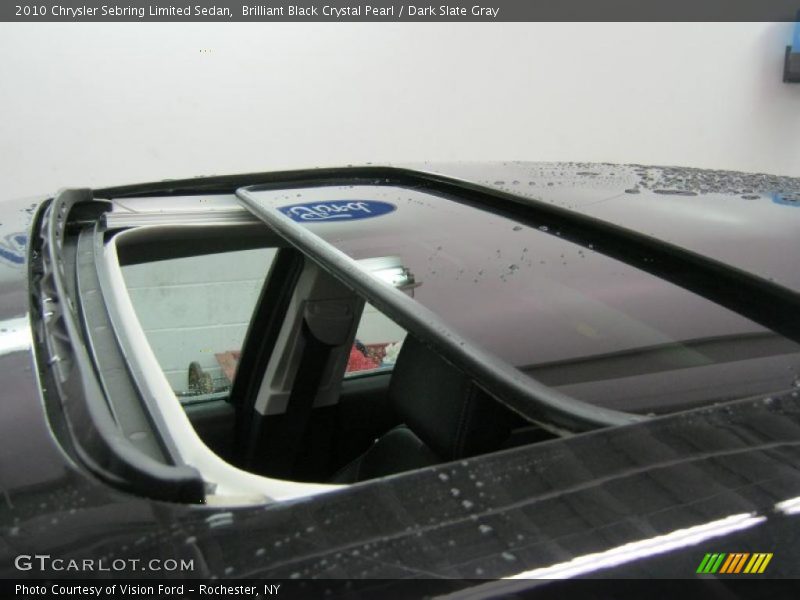 Brilliant Black Crystal Pearl / Dark Slate Gray 2010 Chrysler Sebring Limited Sedan
