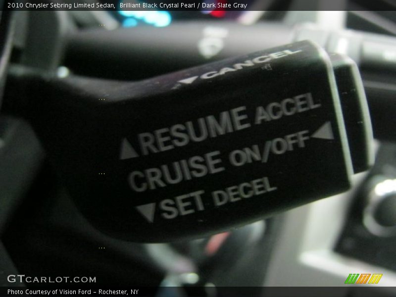 Brilliant Black Crystal Pearl / Dark Slate Gray 2010 Chrysler Sebring Limited Sedan