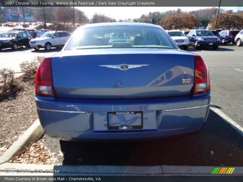 Marine Blue Pearlcoat / Dark Slate Gray/Light Graystone 2007 Chrysler 300 Touring