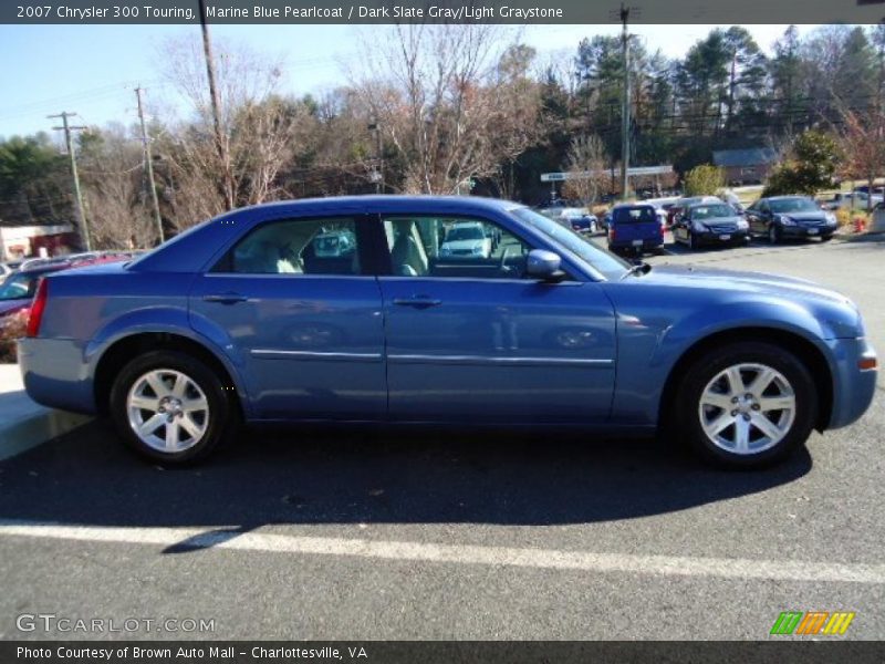 Marine Blue Pearlcoat / Dark Slate Gray/Light Graystone 2007 Chrysler 300 Touring