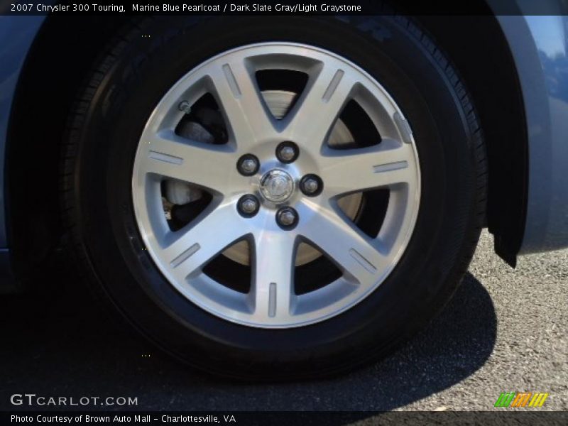 Marine Blue Pearlcoat / Dark Slate Gray/Light Graystone 2007 Chrysler 300 Touring
