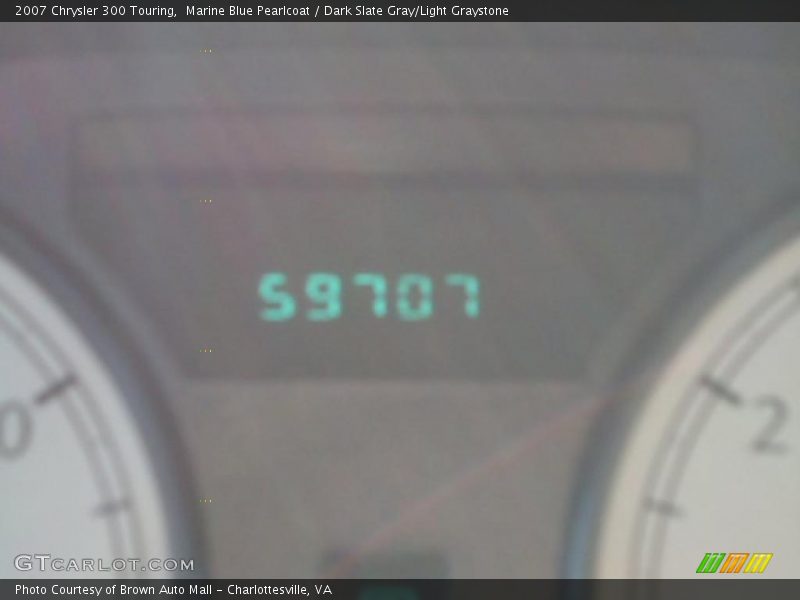 Marine Blue Pearlcoat / Dark Slate Gray/Light Graystone 2007 Chrysler 300 Touring