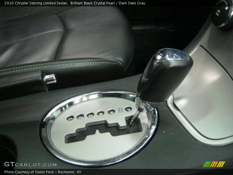 Brilliant Black Crystal Pearl / Dark Slate Gray 2010 Chrysler Sebring Limited Sedan