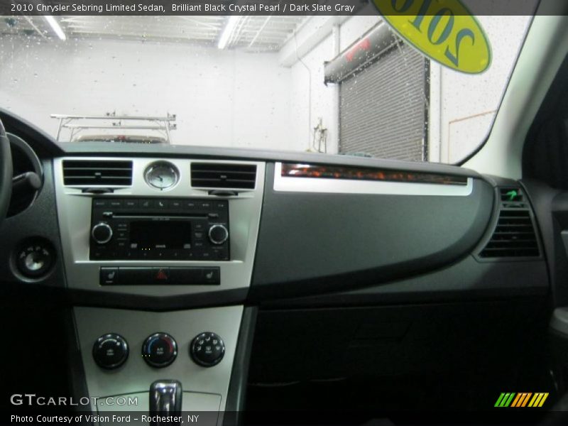 Brilliant Black Crystal Pearl / Dark Slate Gray 2010 Chrysler Sebring Limited Sedan
