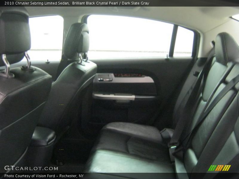 Brilliant Black Crystal Pearl / Dark Slate Gray 2010 Chrysler Sebring Limited Sedan