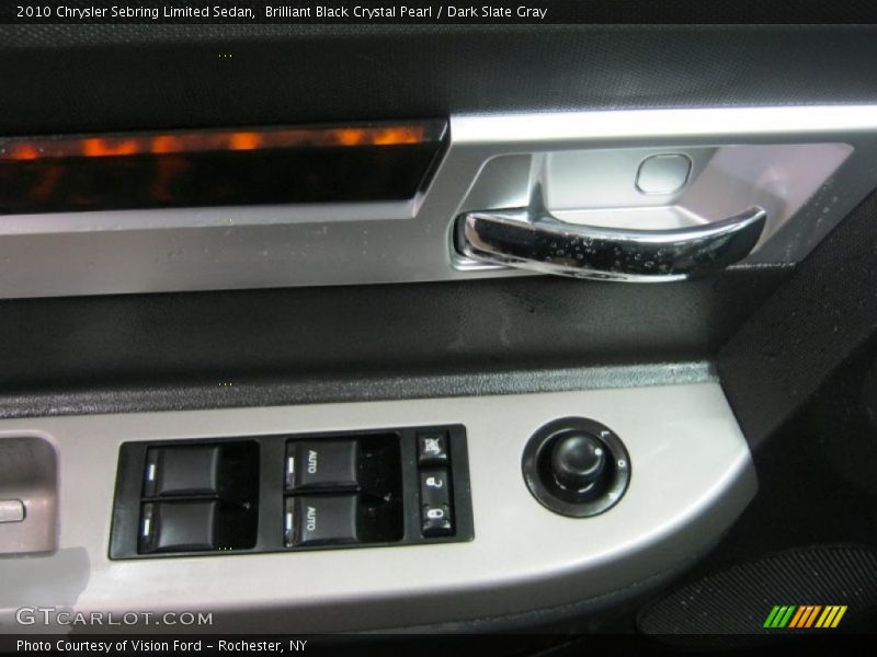 Brilliant Black Crystal Pearl / Dark Slate Gray 2010 Chrysler Sebring Limited Sedan