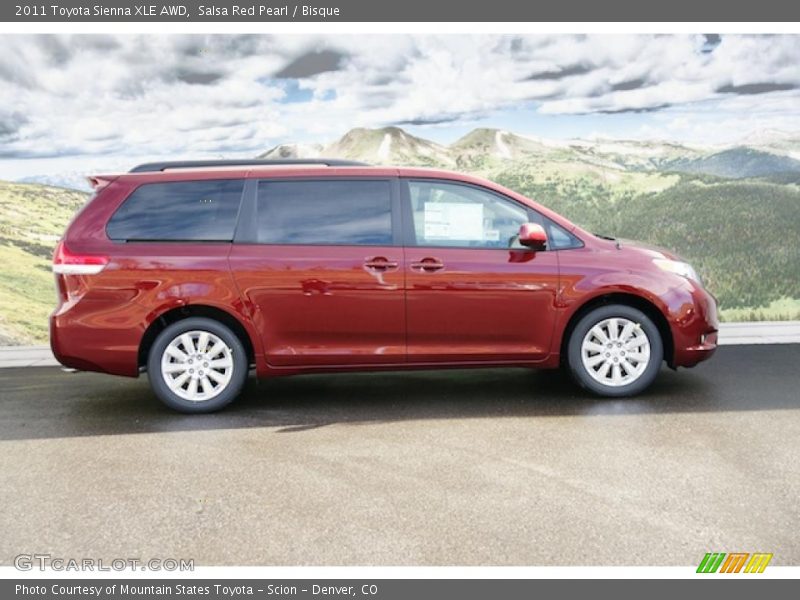  2011 Sienna XLE AWD Salsa Red Pearl