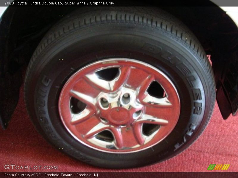 Super White / Graphite Gray 2008 Toyota Tundra Double Cab