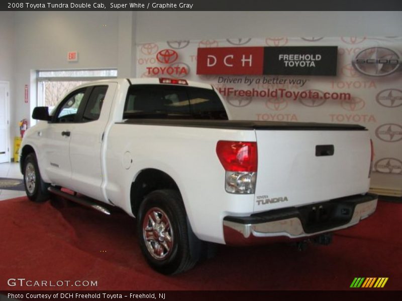 Super White / Graphite Gray 2008 Toyota Tundra Double Cab