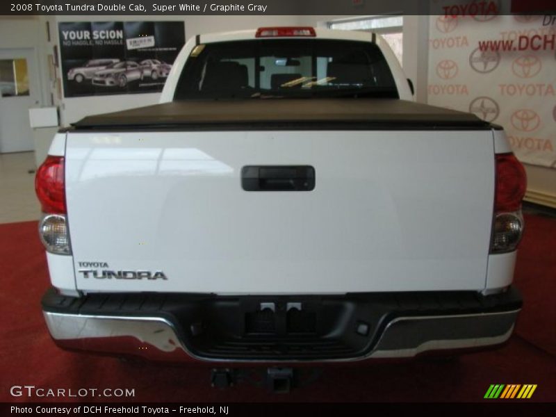 Super White / Graphite Gray 2008 Toyota Tundra Double Cab