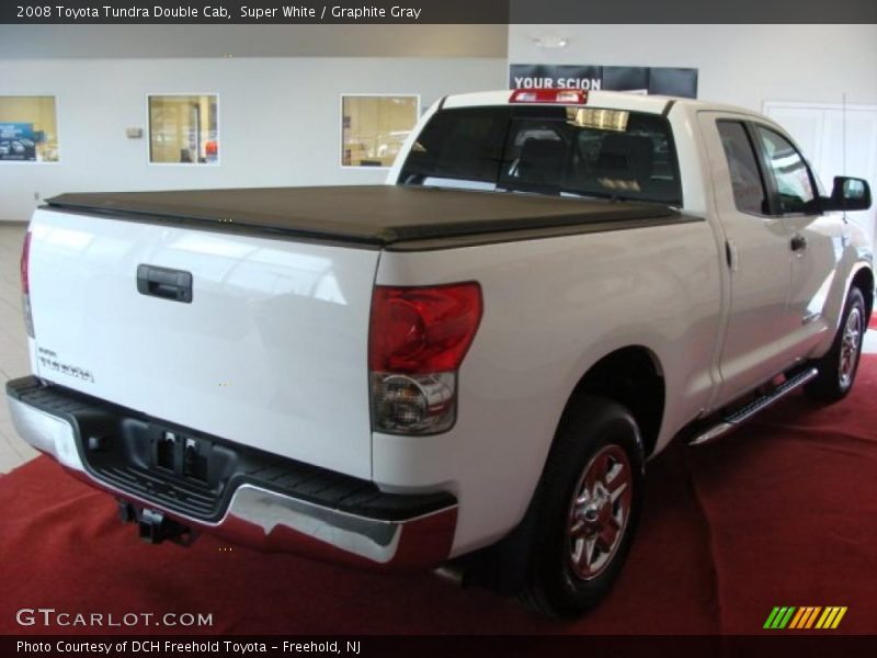 Super White / Graphite Gray 2008 Toyota Tundra Double Cab