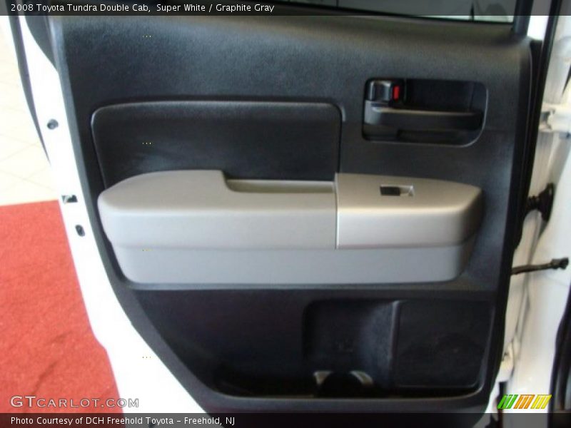 Super White / Graphite Gray 2008 Toyota Tundra Double Cab