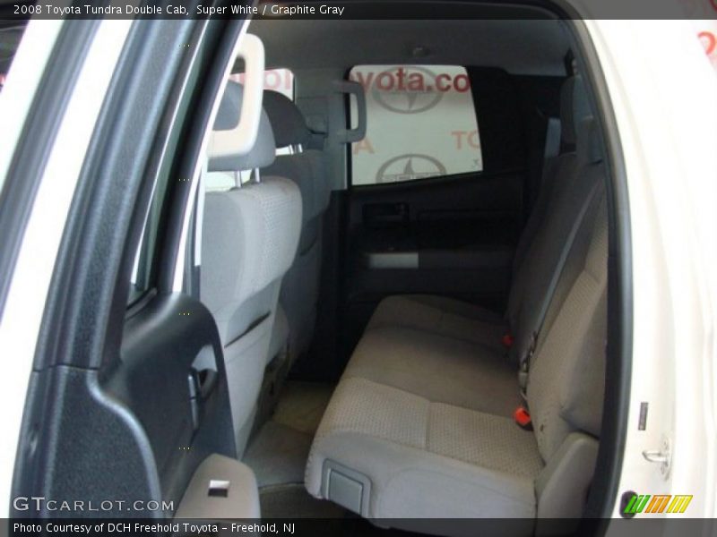 Super White / Graphite Gray 2008 Toyota Tundra Double Cab