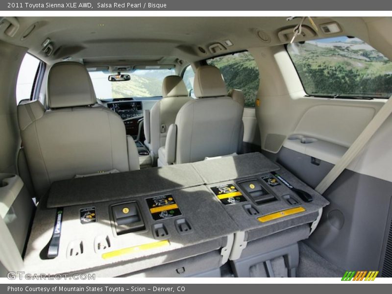 Salsa Red Pearl / Bisque 2011 Toyota Sienna XLE AWD
