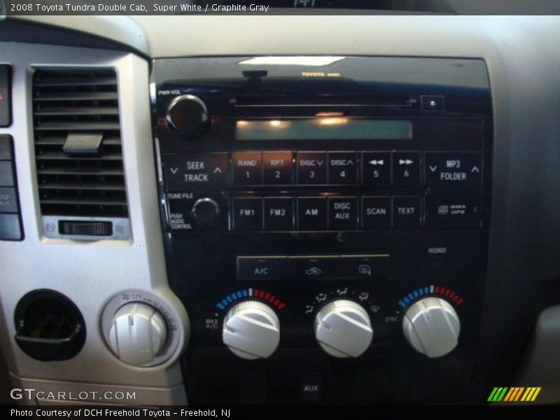 Super White / Graphite Gray 2008 Toyota Tundra Double Cab