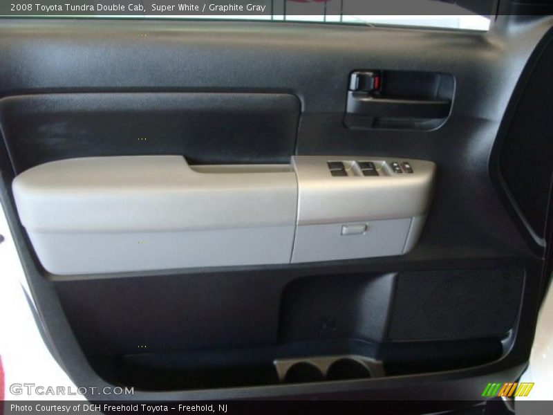 Super White / Graphite Gray 2008 Toyota Tundra Double Cab