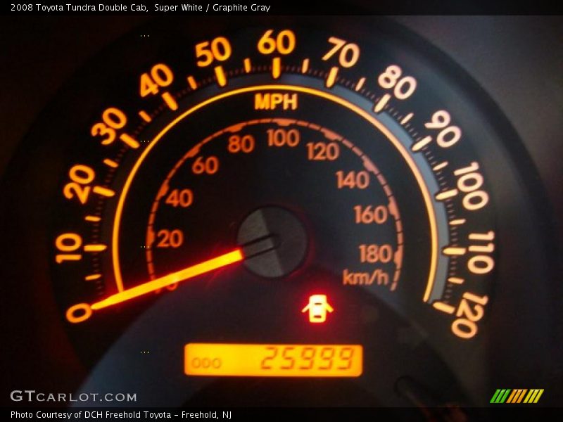 Super White / Graphite Gray 2008 Toyota Tundra Double Cab