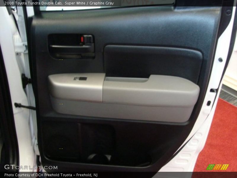 Super White / Graphite Gray 2008 Toyota Tundra Double Cab