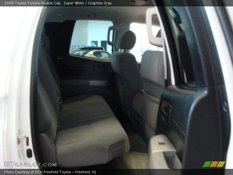 Super White / Graphite Gray 2008 Toyota Tundra Double Cab