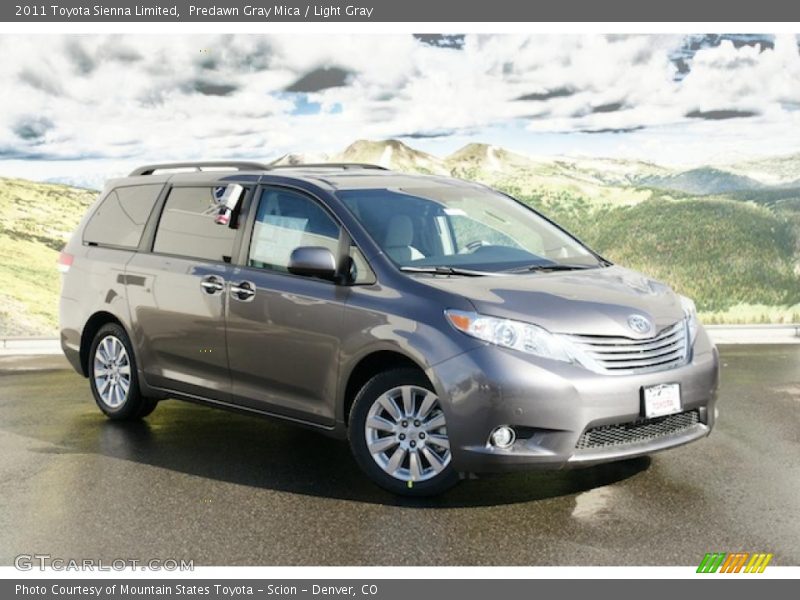 Predawn Gray Mica / Light Gray 2011 Toyota Sienna Limited