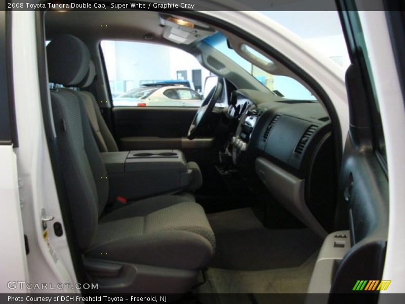 Super White / Graphite Gray 2008 Toyota Tundra Double Cab