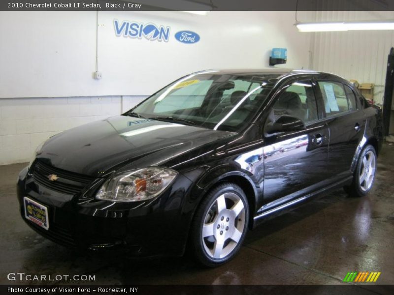Black / Gray 2010 Chevrolet Cobalt LT Sedan