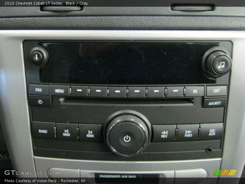Black / Gray 2010 Chevrolet Cobalt LT Sedan