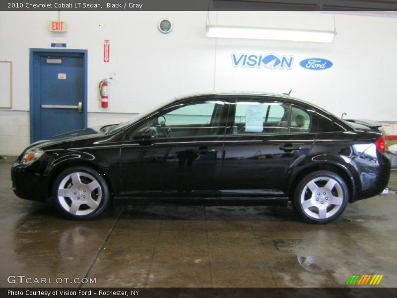 Black / Gray 2010 Chevrolet Cobalt LT Sedan