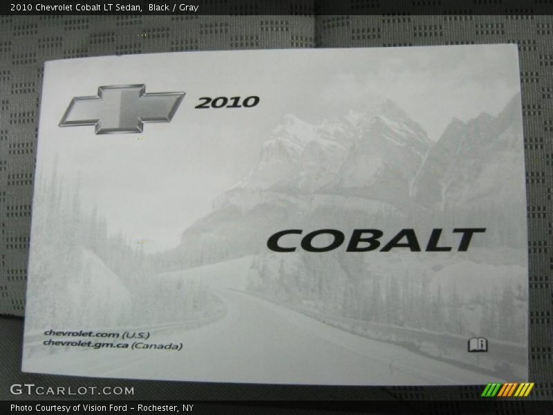 Black / Gray 2010 Chevrolet Cobalt LT Sedan