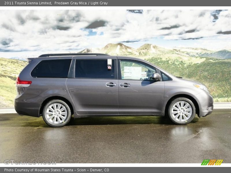 Predawn Gray Mica / Light Gray 2011 Toyota Sienna Limited