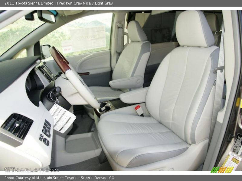 Predawn Gray Mica / Light Gray 2011 Toyota Sienna Limited