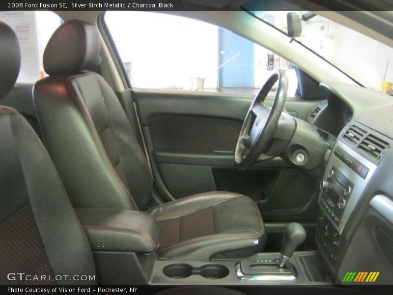 Silver Birch Metallic / Charcoal Black 2008 Ford Fusion SE