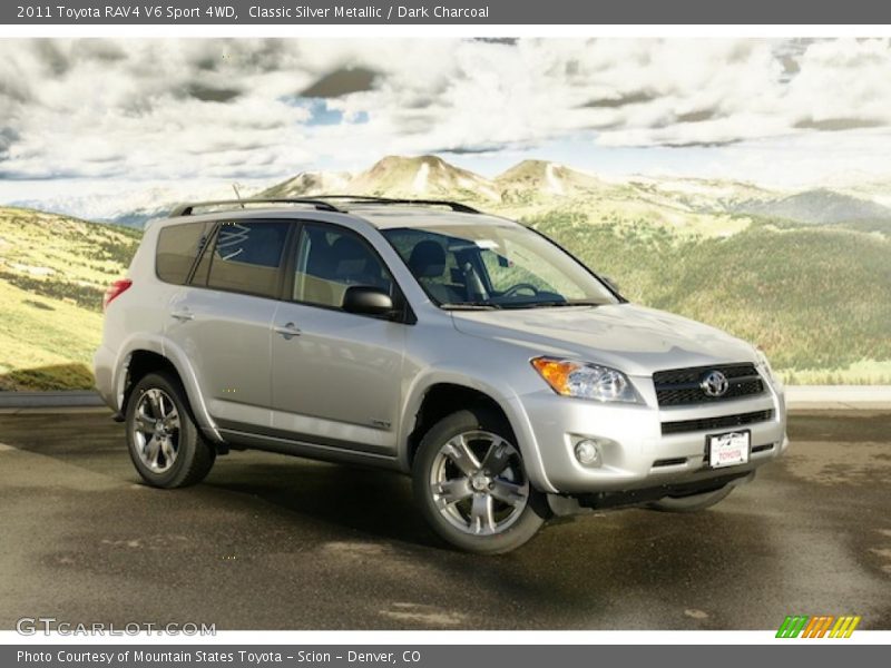 Classic Silver Metallic / Dark Charcoal 2011 Toyota RAV4 V6 Sport 4WD