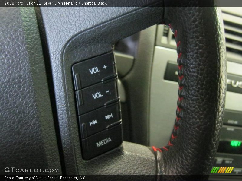 Silver Birch Metallic / Charcoal Black 2008 Ford Fusion SE