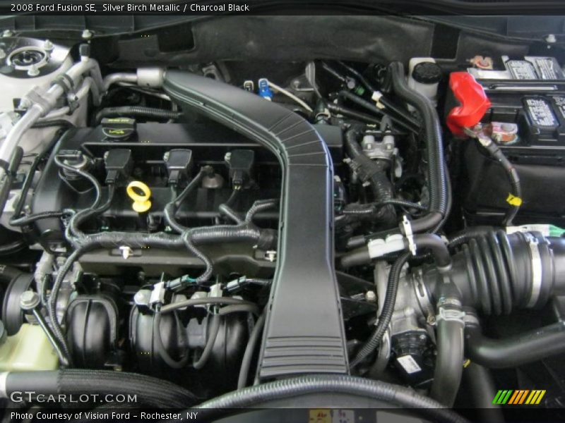 Silver Birch Metallic / Charcoal Black 2008 Ford Fusion SE
