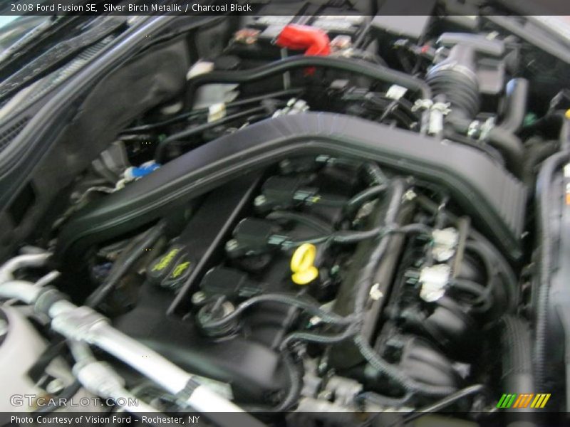 Silver Birch Metallic / Charcoal Black 2008 Ford Fusion SE