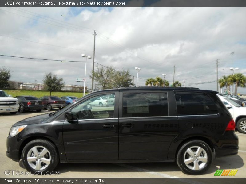 Nocturne Black Metallic / Sierra Stone 2011 Volkswagen Routan SE