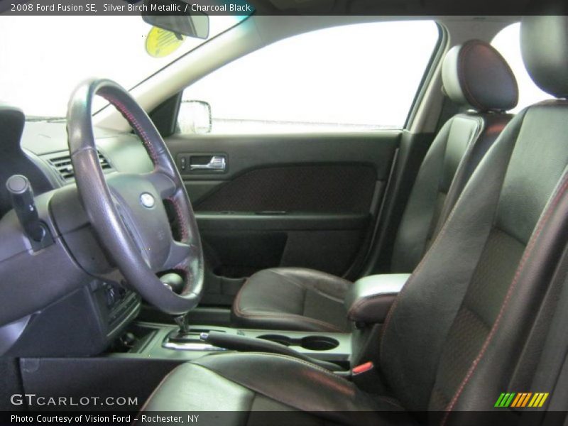 Silver Birch Metallic / Charcoal Black 2008 Ford Fusion SE