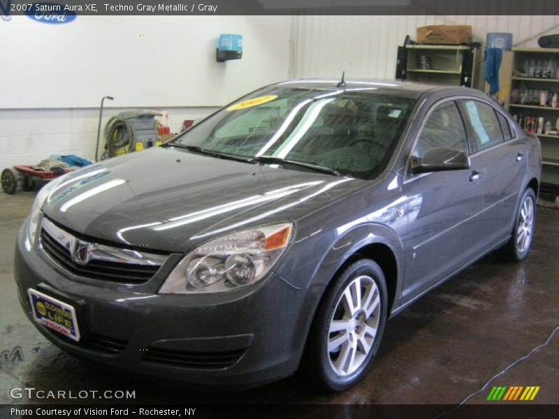 Techno Gray Metallic / Gray 2007 Saturn Aura XE