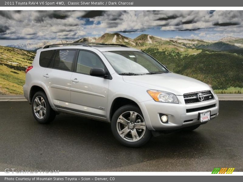 Classic Silver Metallic / Dark Charcoal 2011 Toyota RAV4 V6 Sport 4WD