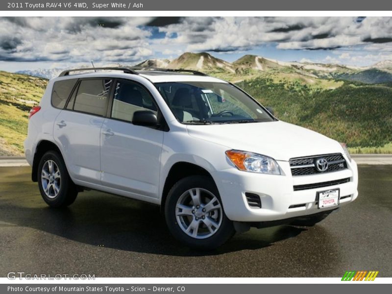 Super White / Ash 2011 Toyota RAV4 V6 4WD