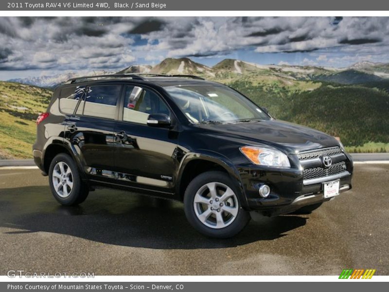 Black / Sand Beige 2011 Toyota RAV4 V6 Limited 4WD