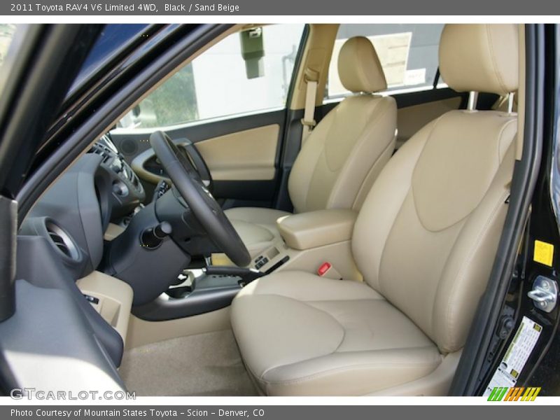 Black / Sand Beige 2011 Toyota RAV4 V6 Limited 4WD