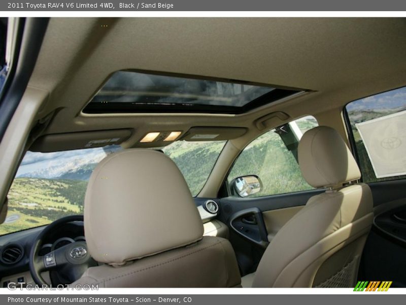 Black / Sand Beige 2011 Toyota RAV4 V6 Limited 4WD