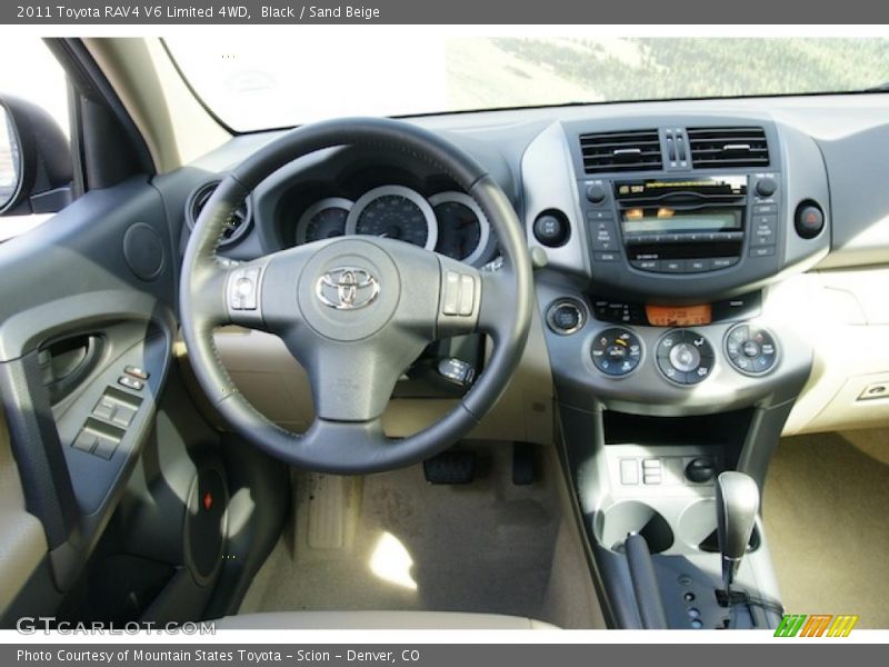 Black / Sand Beige 2011 Toyota RAV4 V6 Limited 4WD