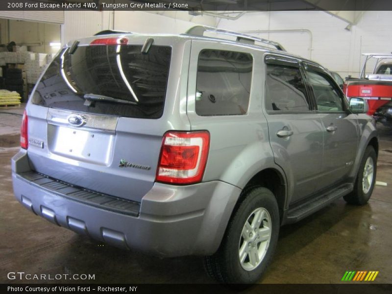 Tungsten Grey Metallic / Stone 2008 Ford Escape Hybrid 4WD
